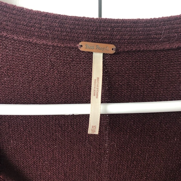 Free people knit asymmetrical top. - Picture 6 of 6